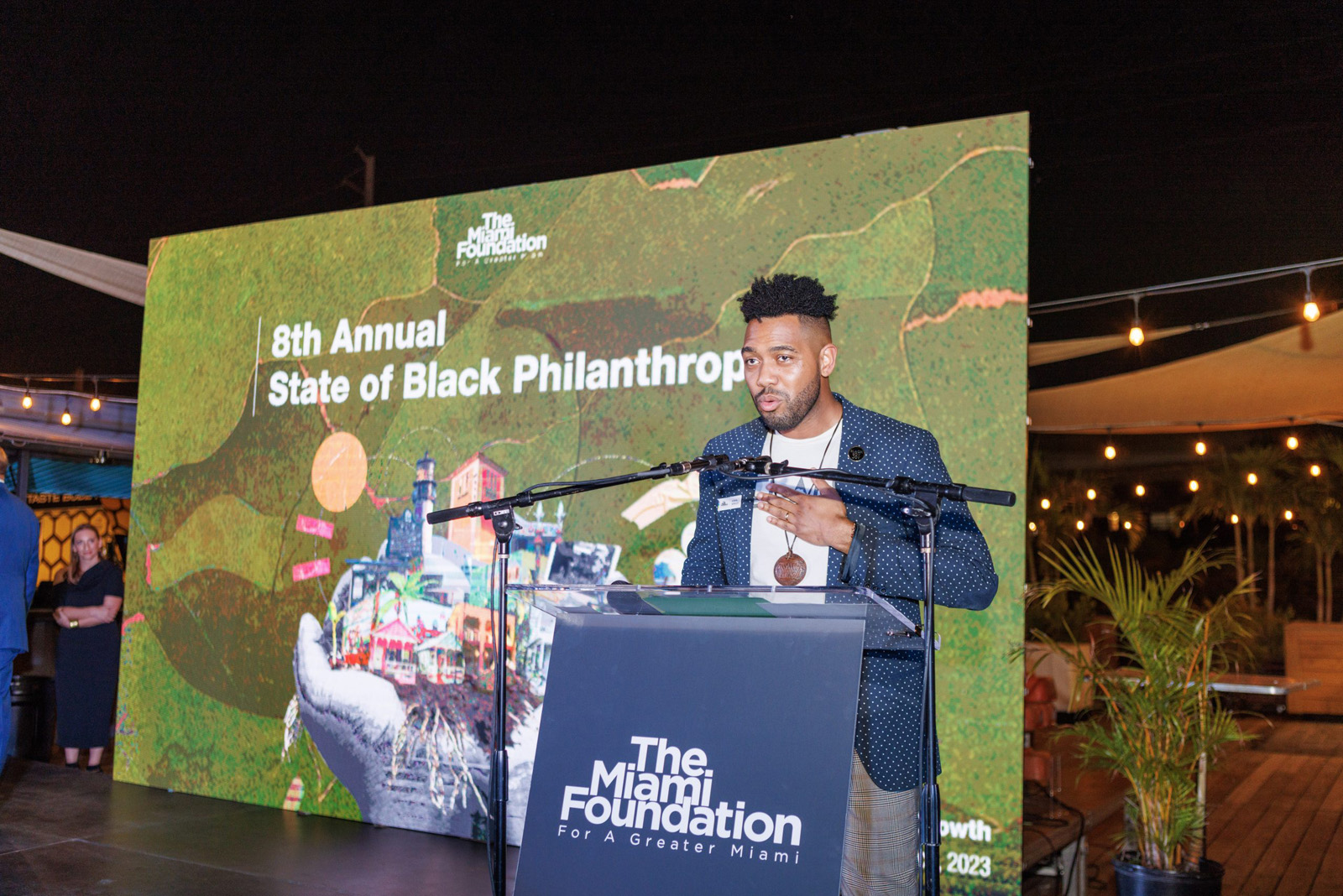 Man speaking at the 8th Annual State of Black Philanthropy Man speaking at the 8th Annual State of Black Philanthropy