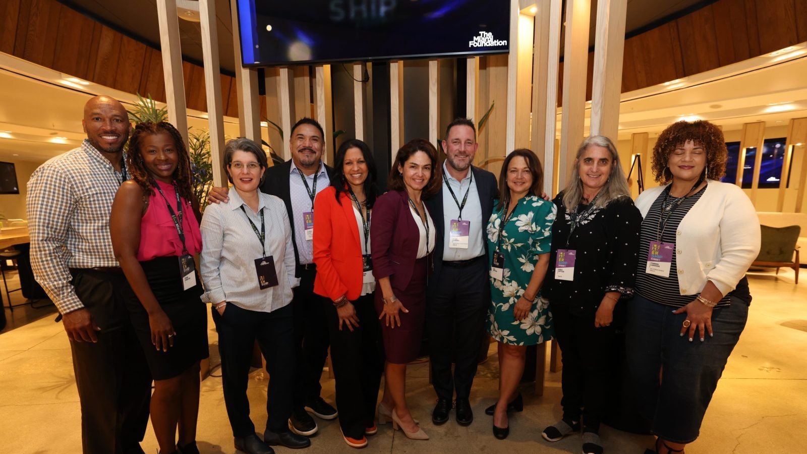 Group photo of Miami Fellows during the leadership summit