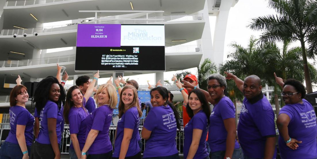 Give Miami Day Team group photo 2016