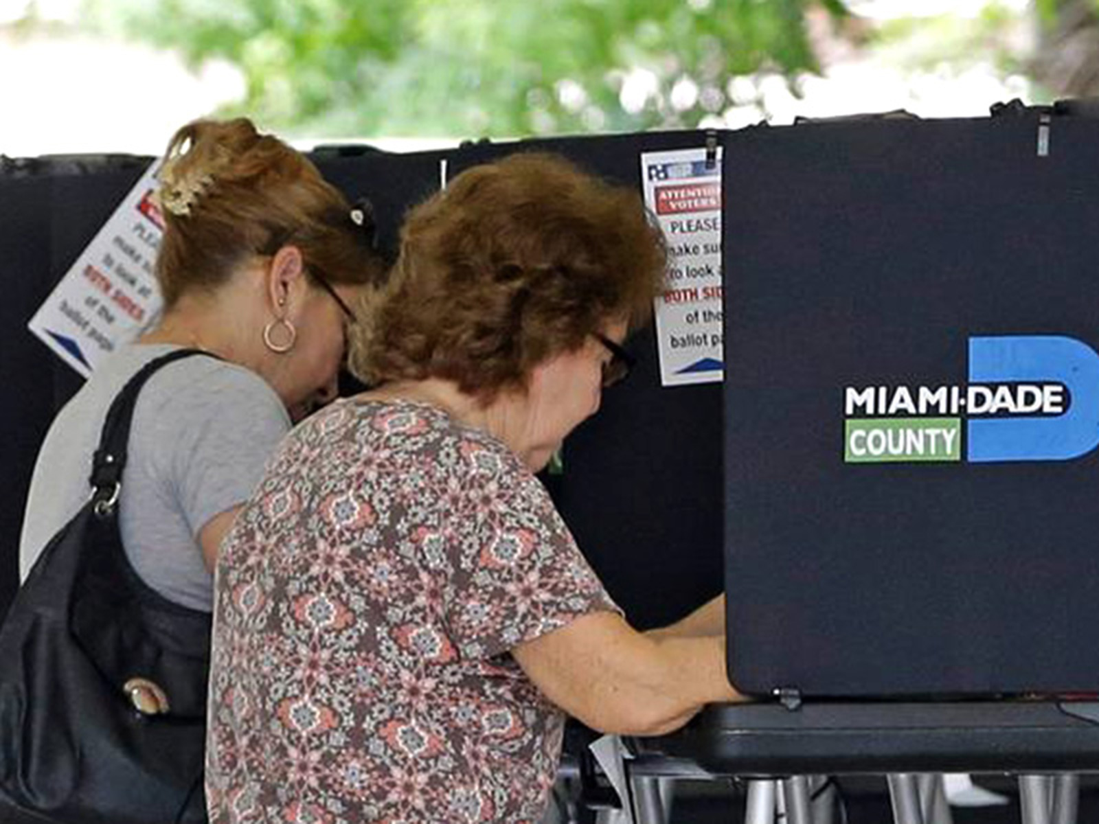 Voting booths in Miami Dade County | Inspiring Civic Engagement | The Miami Foundation