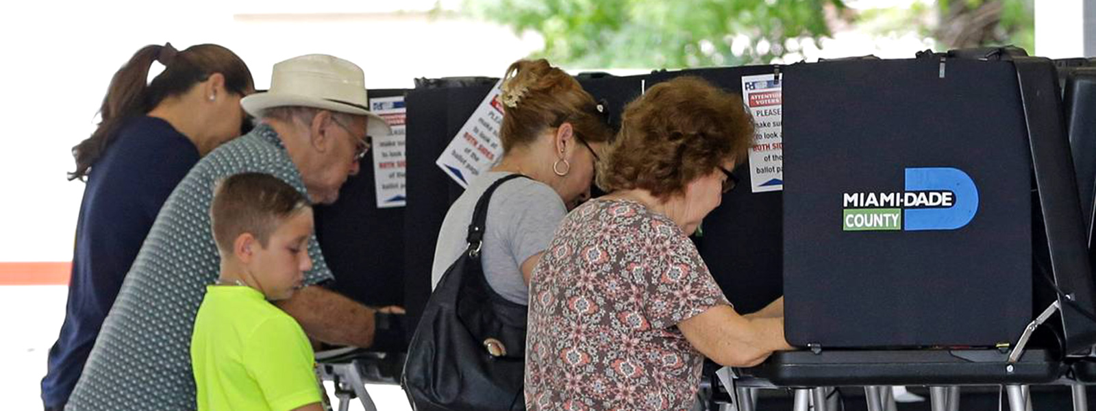 Voting booths in Miami Dade County | Inspiring Civic Engagement | The Miami Foundation Voting booths in Miami Dade County | Inspiring Civic Engagement | The Miami Foundation