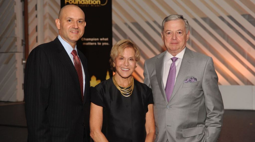 Javier Alberto Soto, Judith Rodin and Armando Codina