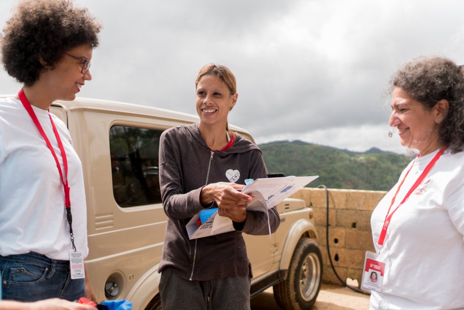 Mercy Corps, which received $1.9 million to build 25 resilience hubs and support long-term disaster preparedness in Puerto Rico.