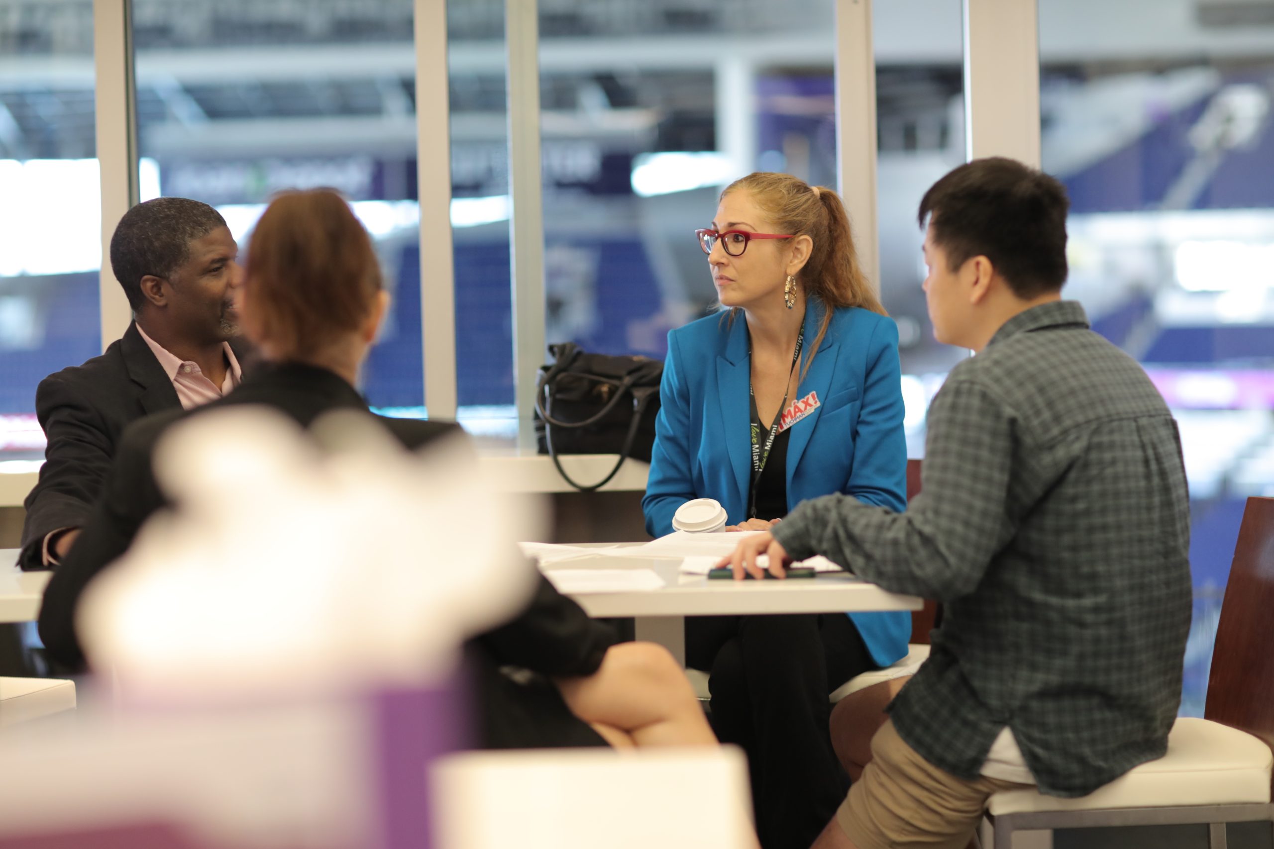 Miami Fellows collaborating at the leadership summit