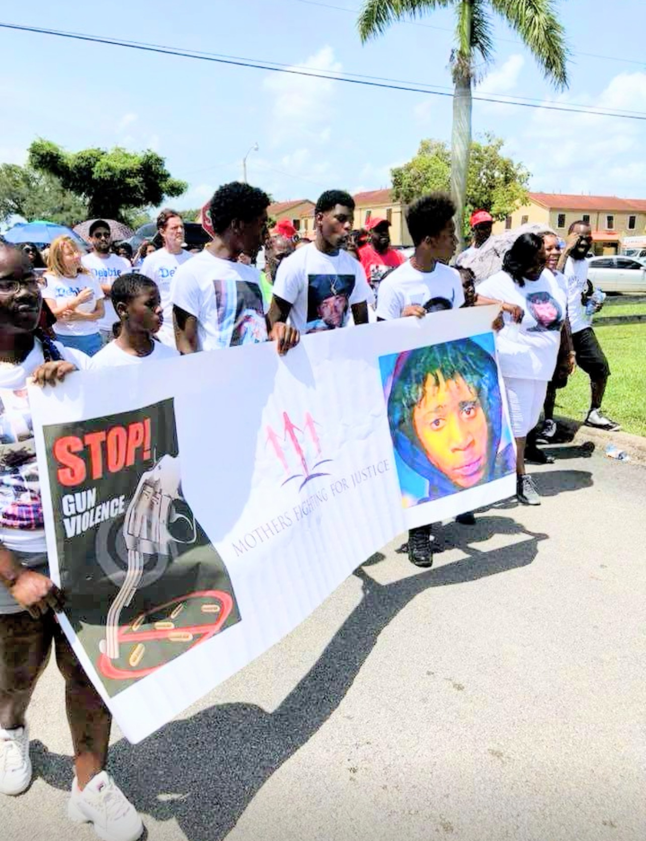 Group participates in anti-gun violence march