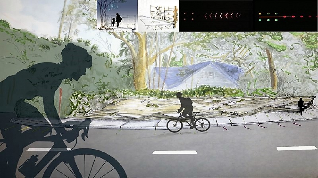 Bike path rendering