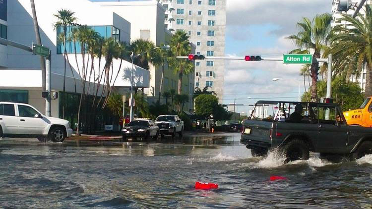 Flooded Miami Street | resilient 305