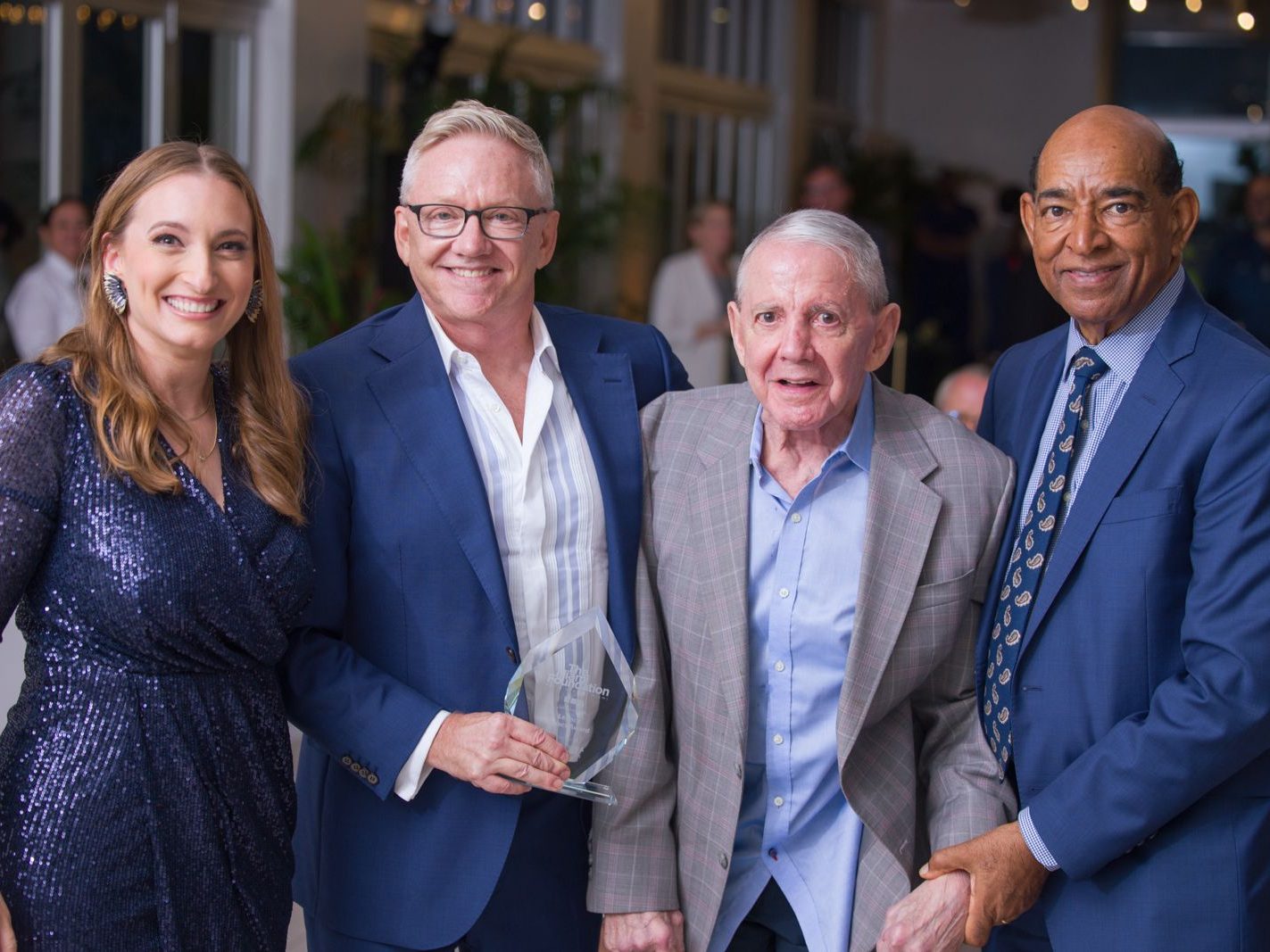 Group of people with Sheldon Anderson