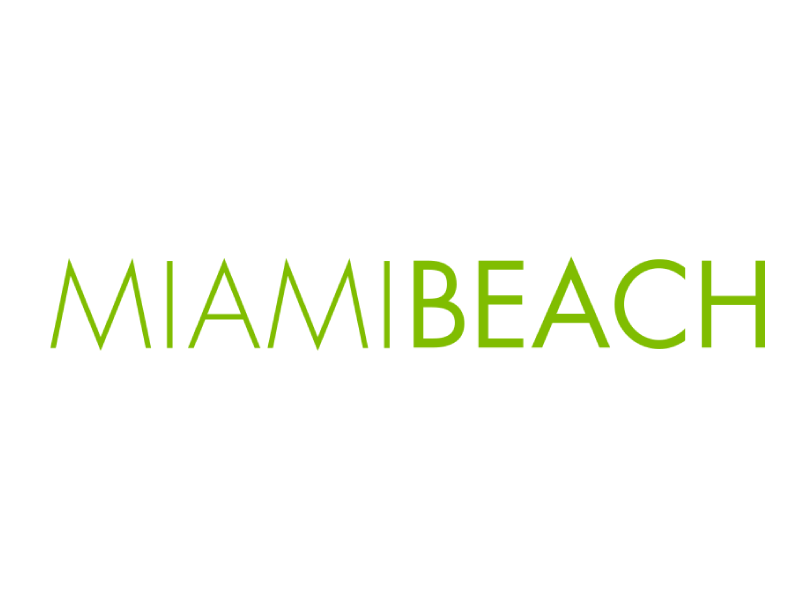 Miami Beach Logo on white background