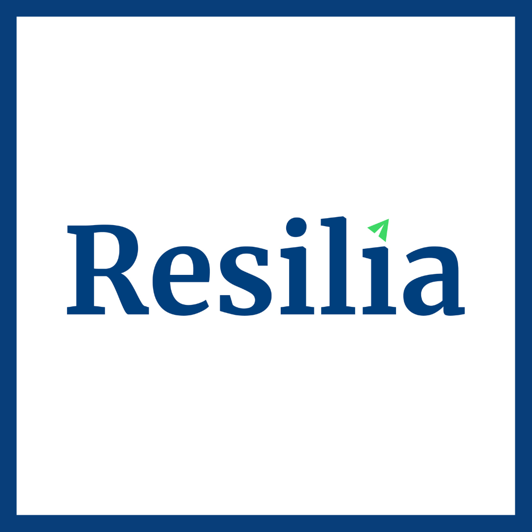 Resilia logo on white background Resilia logo on white background